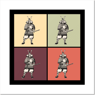 Japanese Samurai Warrior Retro Japan Pop Art Streetwear Urban 548 Posters and Art